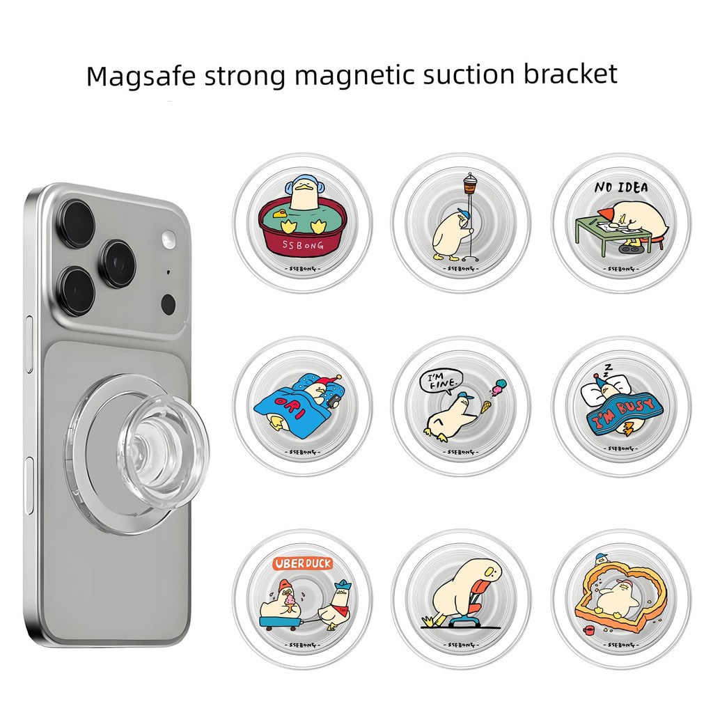 popsocket popsocket magsafe Magsafe Mạnh Từ Clap SSEBONG Vịt suy đồi Giá đỡ điện thoại từ tính Túi k