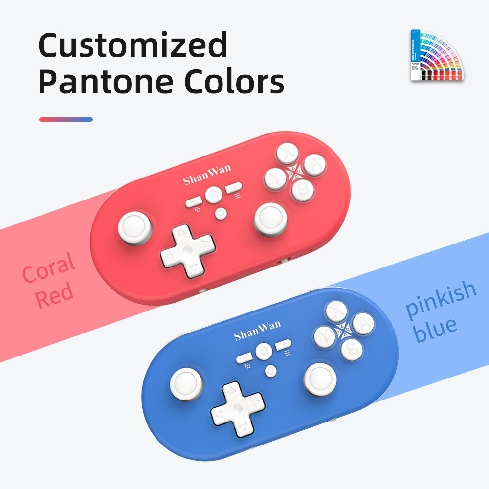 Bộ điều khiển chơi Game không dây Micro Game Mini Tay cầm chơi Game cho PC Android IOS