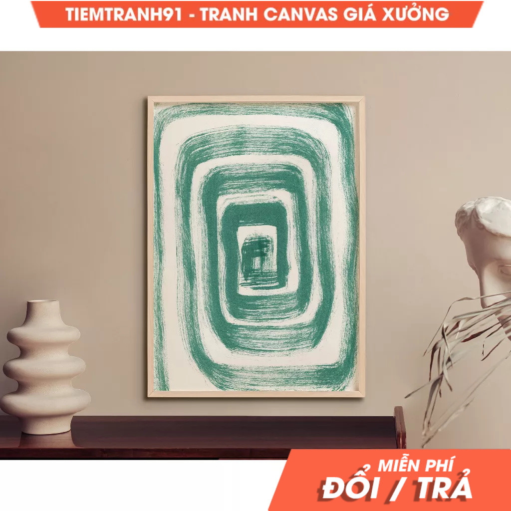 Tranh treo tường, Abstract Green Printable Wall Art, Boho Artful Wall art Print, Artful Boho Decor, 