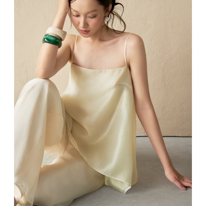 BY DELI - Zira Set - Set áo hai dây xòe tà và quần suông