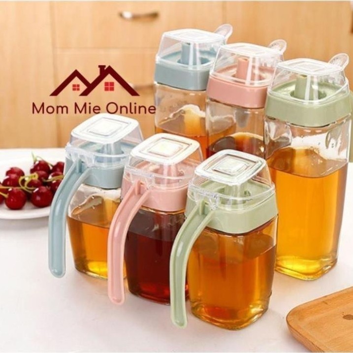 Bình thủy tinh dày đựng dầu ăn, nước chấm, gia vị - J162