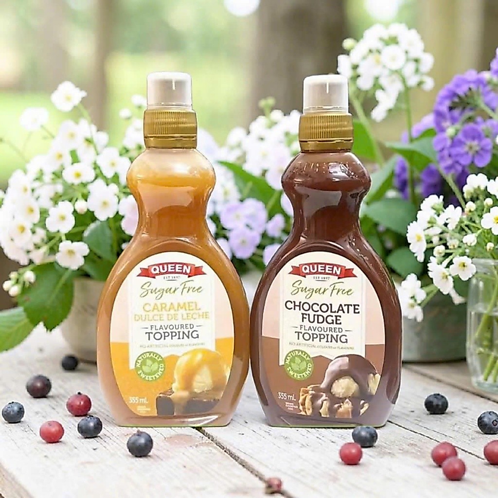 Siro Queen Maple Syrup Không Đường 355mL Dùng Hằng Ngày