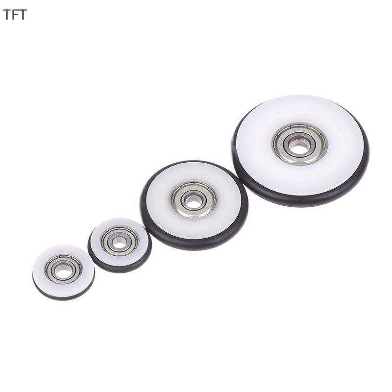 (FTT) ròng rọc Bánh xe lăn không ồn ào phủ cao su để câu cá, công cụ bảng 1 cái 625z 695z mới
