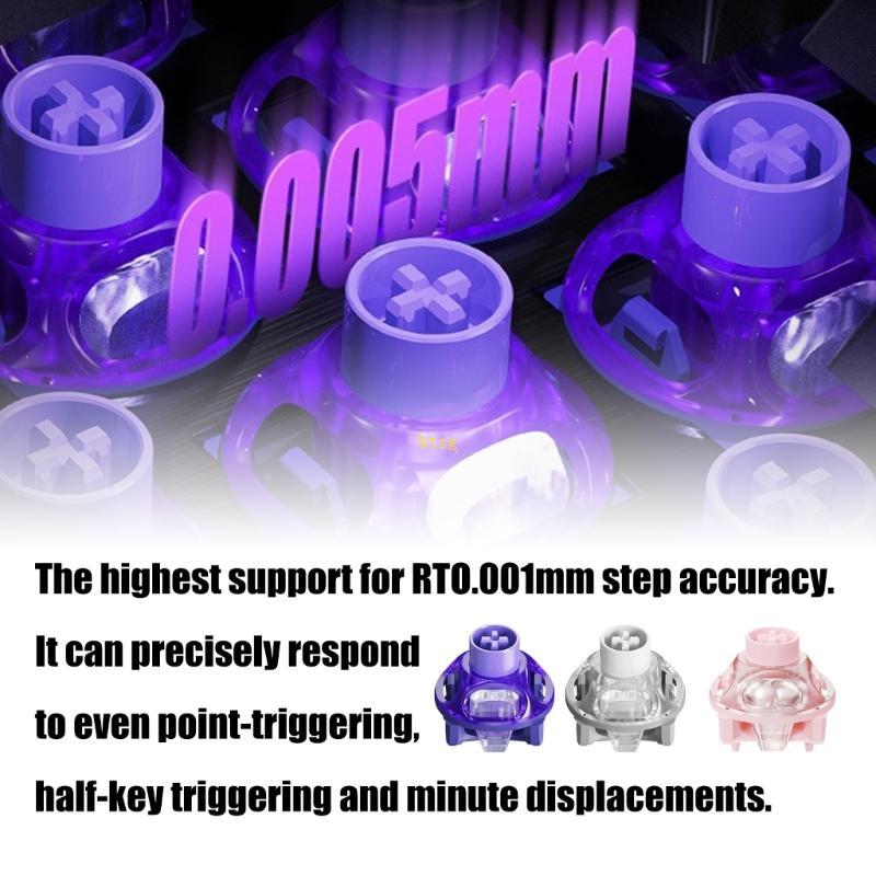 Btsg Silents UFO Phantoms Công tắc từ tính với RT0 001Mm Điều chỉnh lò xo 23Mm để tăng cường chơi ga