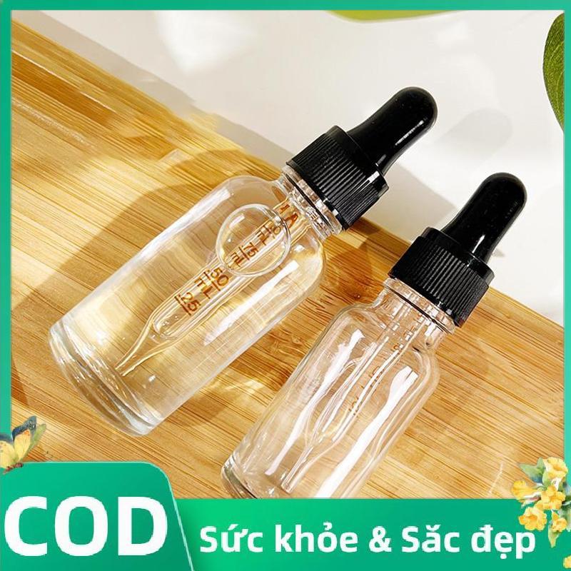 Trong kho Refillable Glass dropper chai với quy mô cho hương liệu chất lỏng & Eye Drops COD