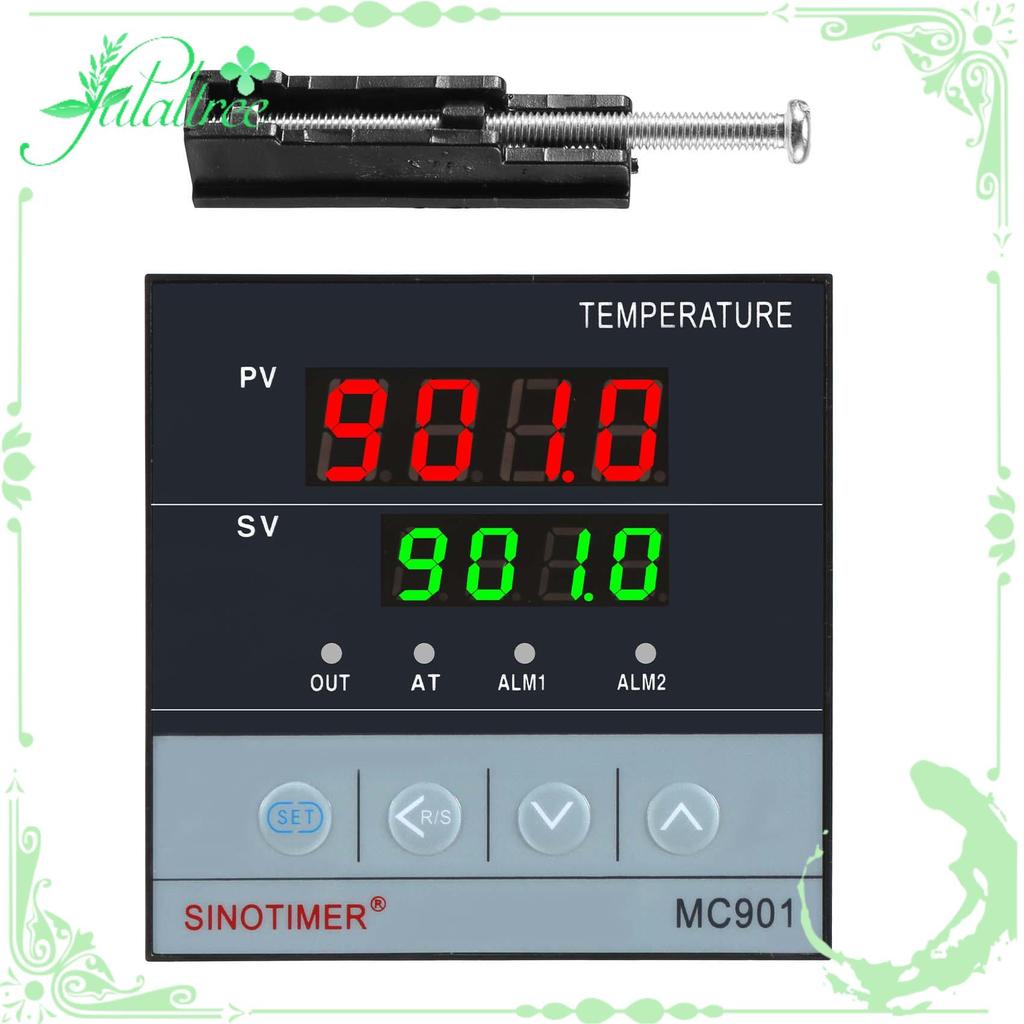 [fulaltree] Bộ điều khiển nhiệt độ PID chống nước kỹ thuật số SINOTIMER MC901 K Type PT100 Rơle đầu 
