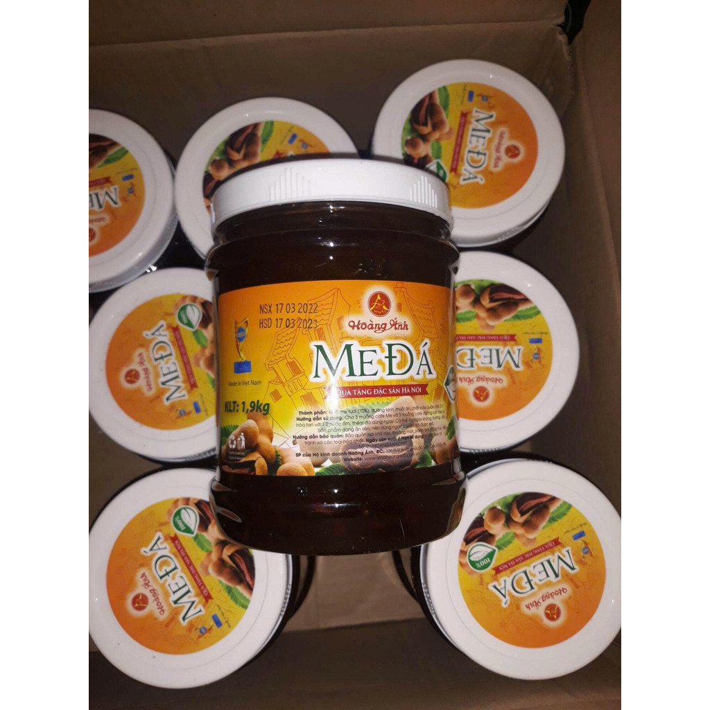 Me đá Hoàng Ánh (sốt me) hộp 2kg