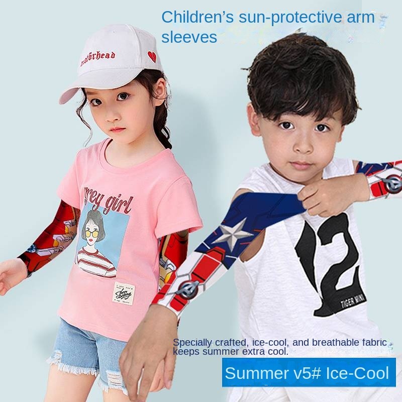 Children's Sun Protection Oversleeve Men's Ice Sleeve Arm Sleeve Parent-Child Sun Protection Oversle