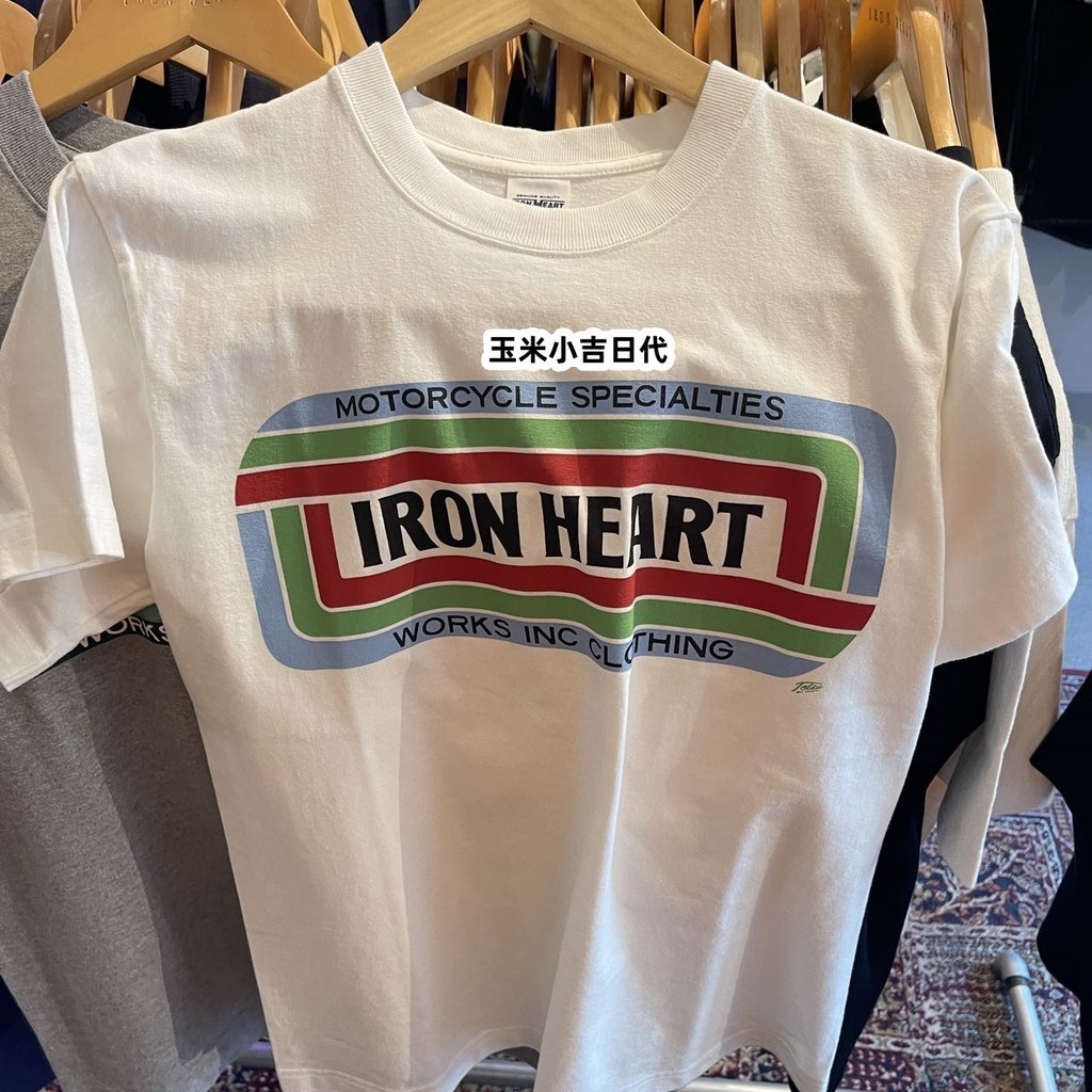 Phong cách mới 100% Cotton IRON HEART IRON HEART In hình thời trang ✻ ❈ T 🍎 52554