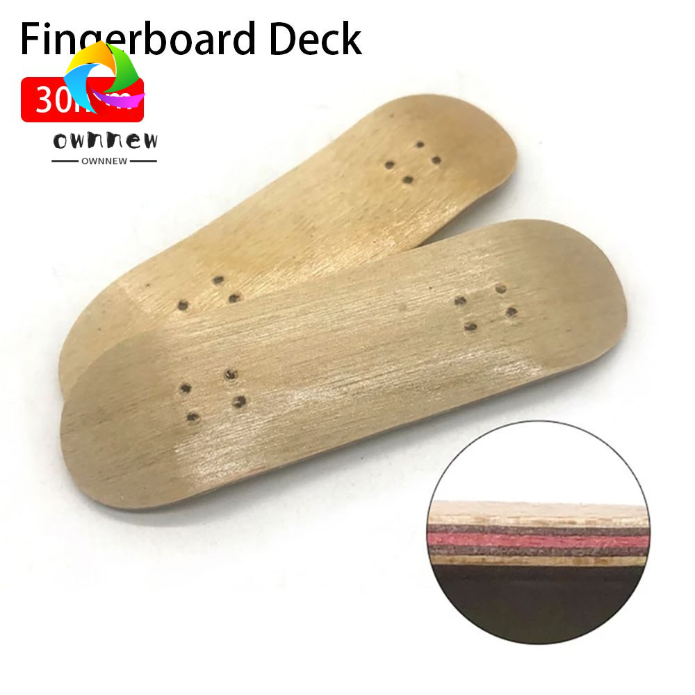 TOWNNEW 1 Chiếc Ngón Tay Ván Trượt Phần, 5 Lớp Maple Fingerboard Deck, Gỗ Bền Mini 30 Mm Fingerboard