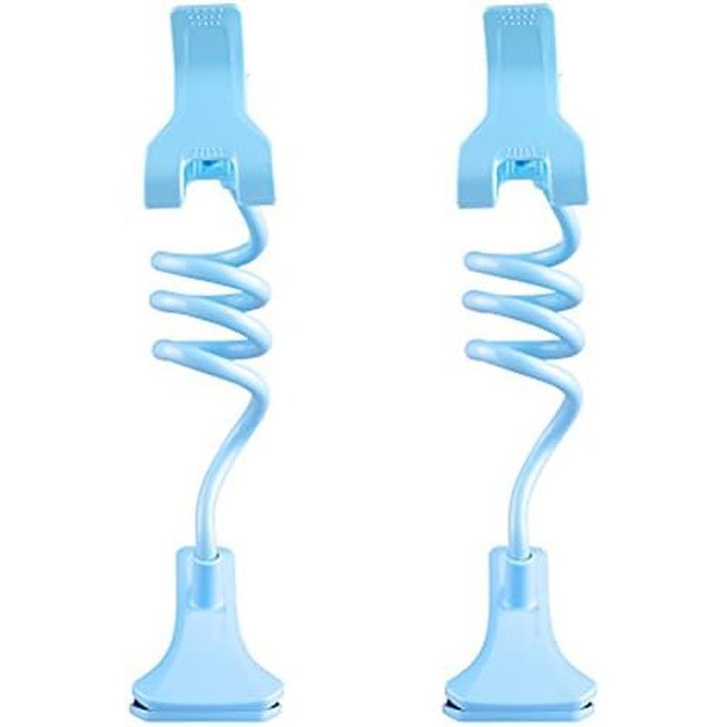 Magik 2 Pack Universal Mobile Phone Tablet Mount Holder Flexible Long Arm Bed Desktop Stand (Light B
