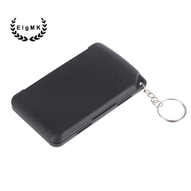 [ElgMK] Crystal Clear Keys Palm Clamshell Calculator Poet Máy tính học sinh Mini cầm tay Đồ dùng văn