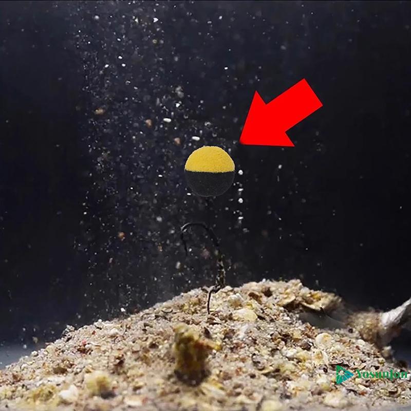 YosunJon] 10 Cái / Pa Cá Chép Câu Cá Boilies Mồi Duo Foam Up Boilies Bóng Giả Mồi Cho Cá Chép Tóc Zi