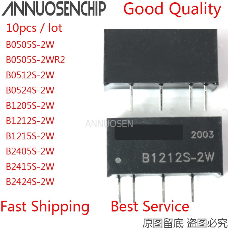5 CHIẾC B0505S-2W B0505S-2WR2 B0512S-2W B0524S-2W B1205S-2W B121212S-2W B1215S-2W B2405S-2W B2415S-2