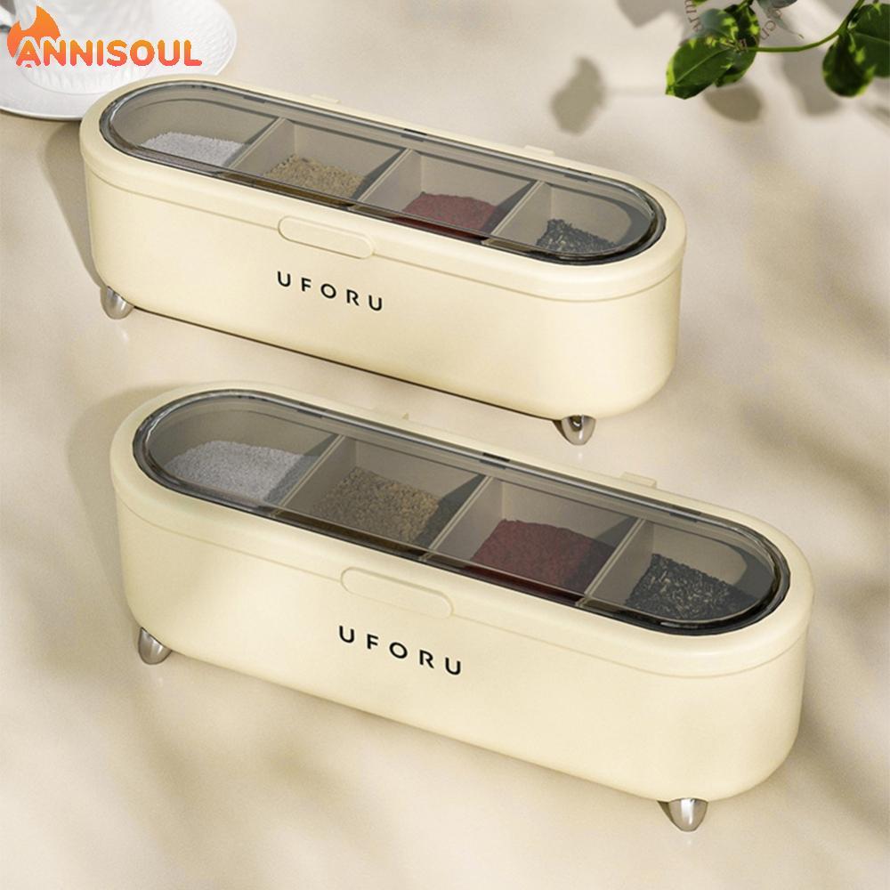 [NISO]Kitchen Storage Elegant Kitchen Decor Four Compartment Design Functional Storage