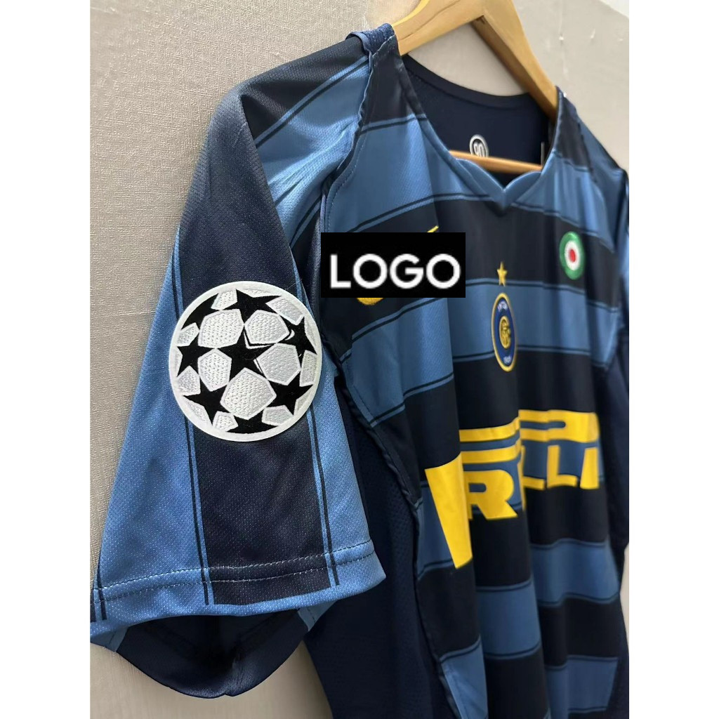 [Phong cách mới] 04-05 Inter Milan ADRIANO VERON Áo bóng đá cổ điển thứ ba Áo thun tùy chỉnh Áo bóng