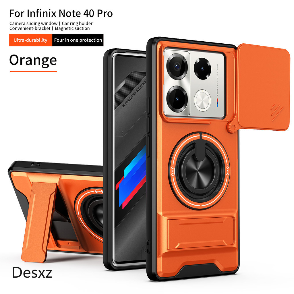 Vỏ giáp cho Infinix Note 40 Pro Infinix Note 40 Pro Vỏ Infinix Note 40 Pro + Plus Vỏ Magsafe Giá đỡ 