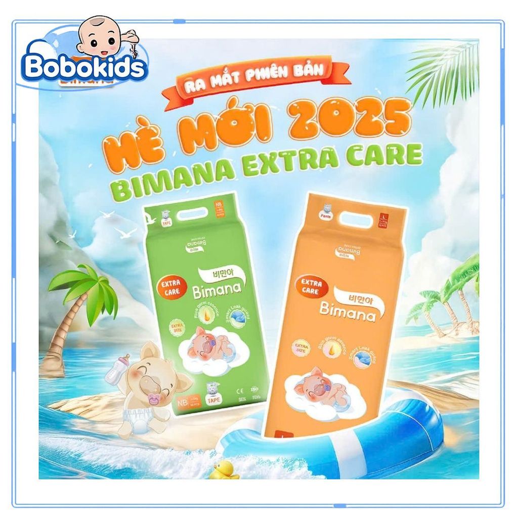 Tã/Bỉm Dán/Quần BIMANA EXTRA CARE HÀN QUỐC Thấm Hút Tốt, Đủ Size