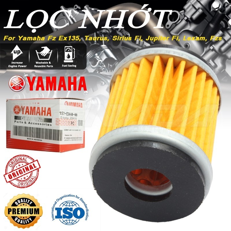 LỌC NHỚT  YAMAHA FZ EX135, TAURUS, SIRIUS Fi, JUPITER Fi, LEXAM, FZS, LỌC DẦU Exciter 135  Exciter 1