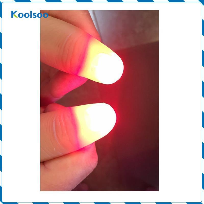 2 Chiếc Magic Light Up Finger Fingers LED Tricks Thumb Props Magic Light Up Finger Finger Toy Finger