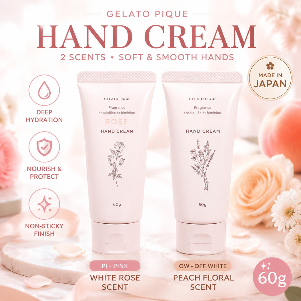 [Gelato Pique] Hand Cream - Scented Moisturizing Emulsion