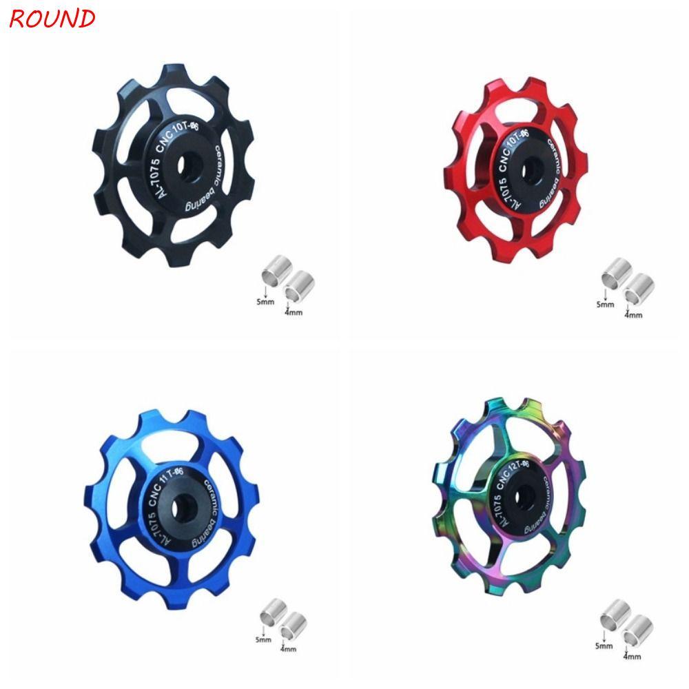 TRÒN Xe Đạp Gốm Mang Hướng Dẫn Xe Đạp Đường Bộ 16T 17T Jockey Bánh Xe Hướng Dẫn Chu Kỳ Jockey Bánh X