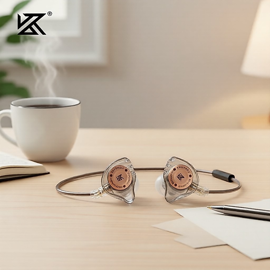 Tai nghe KZ EDX PRO X chuyên nghiệp HiFi, cáp rời 0.75mm dẹt