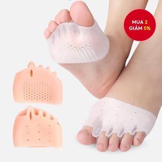 2 Miếng đệm chân trước tổ ong siêu mềm | Đế tách ngón chân chống trượt để giảm đau & giảm áp