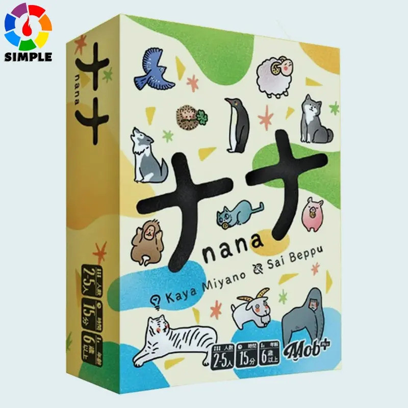 Trò chơi thẻ bài Nana Phiên bản thứ 2 (2-5 người chơi, 15-30 phút, 6 trở lên) Trò chơi bảng