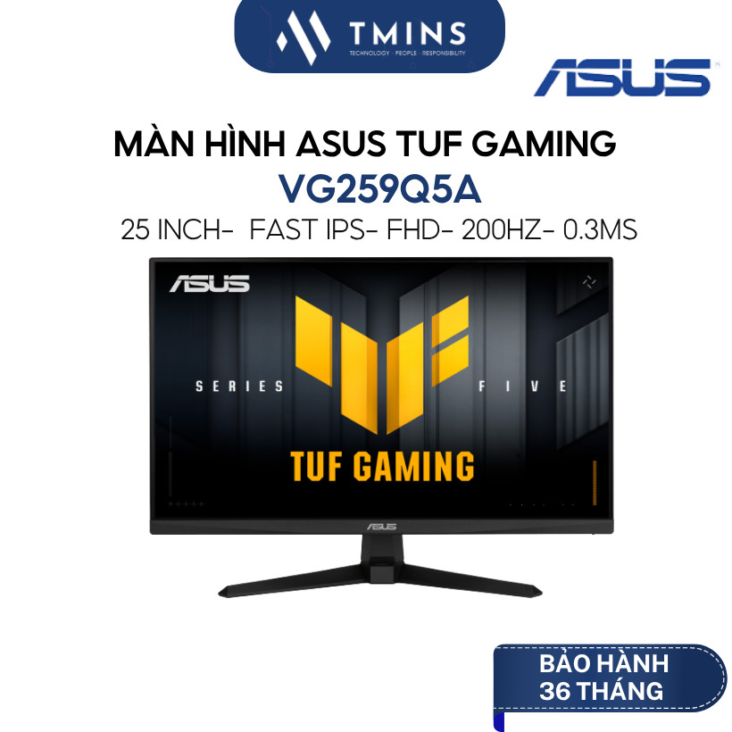 Màn hình Asus TUF GAMING VG259Q5A 25" Fast IPS 200Hz Gsync, Loa - Hàng chính hãng