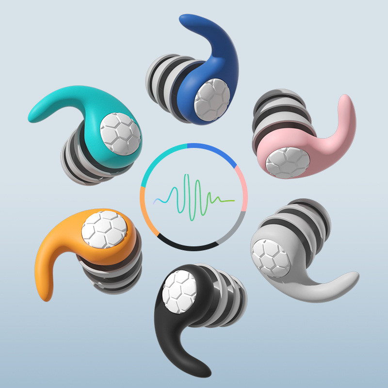 New Product~New noise-reducing earplugs, silicone waterproof swimming dormitory noise filter, hearin