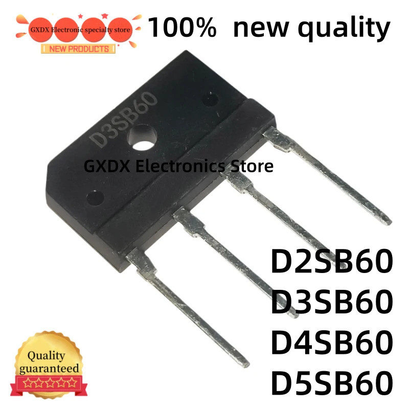 5 Chiếc D2SB60 D3SB60 D4SB60 D5SB60 D2SBA60 D3SBA60 D4SBA60 D5SBA60 ZIP-4 Cầu Chỉnh Lưu Còn Hàng