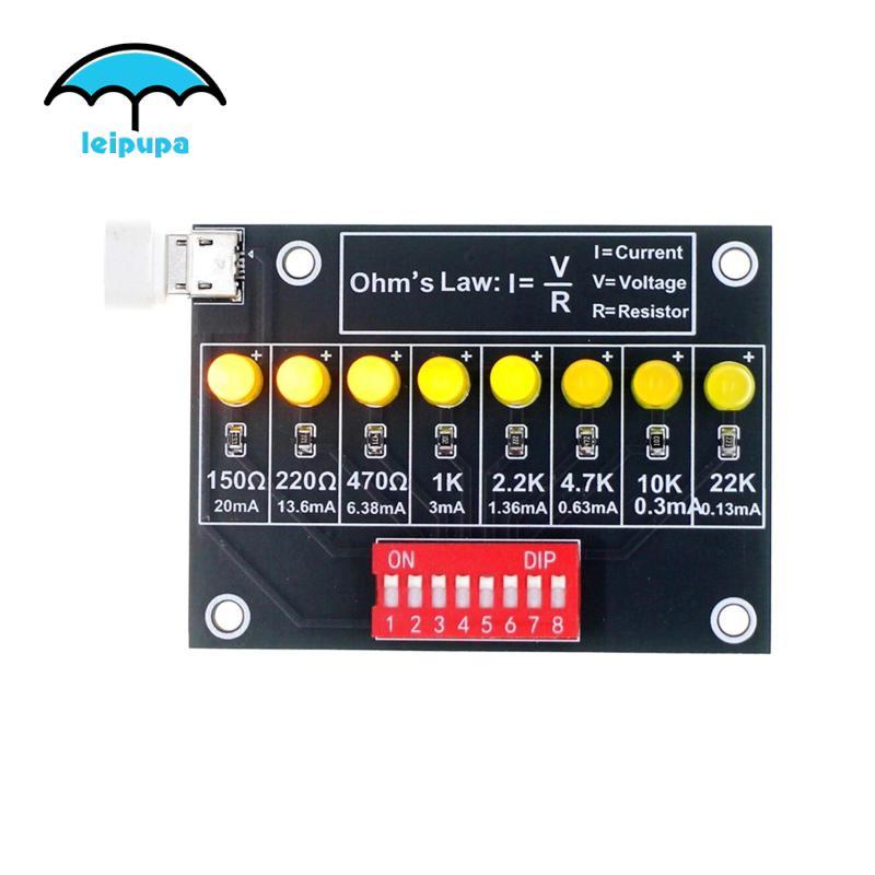 Phòng thí nghiệm Thiết thực Bộ hàn Ohms Law Kim loại Điện trở Ban DIY Hàn Đào tạo cho học tập điện t