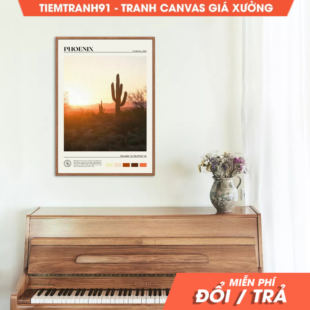 Tranh treo tường, Oil Paint, Phoenix Wall Art, Phoenix Poster, Phoenix Photo, Phoenix Wall Decor, Ar