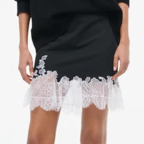 Dance1o1-Váy Mini ren satin thời trang dành cho nữ