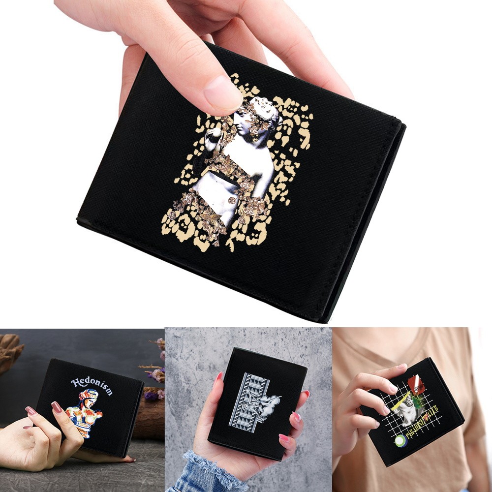 Wallet Mini Card Holder Simple Coin Pouch Id Credit Card Top Quality Black Pocketbook Credit Case Ba