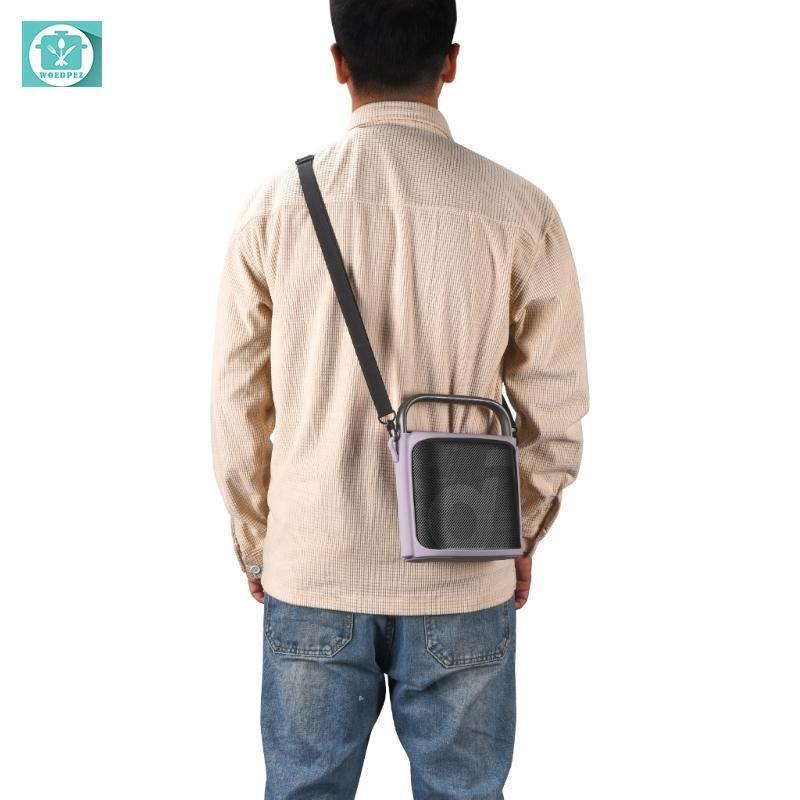 Vỏ du lịch ngoài trời bằng silicon Woedpez có dây đeo vai cho loa Motion X500