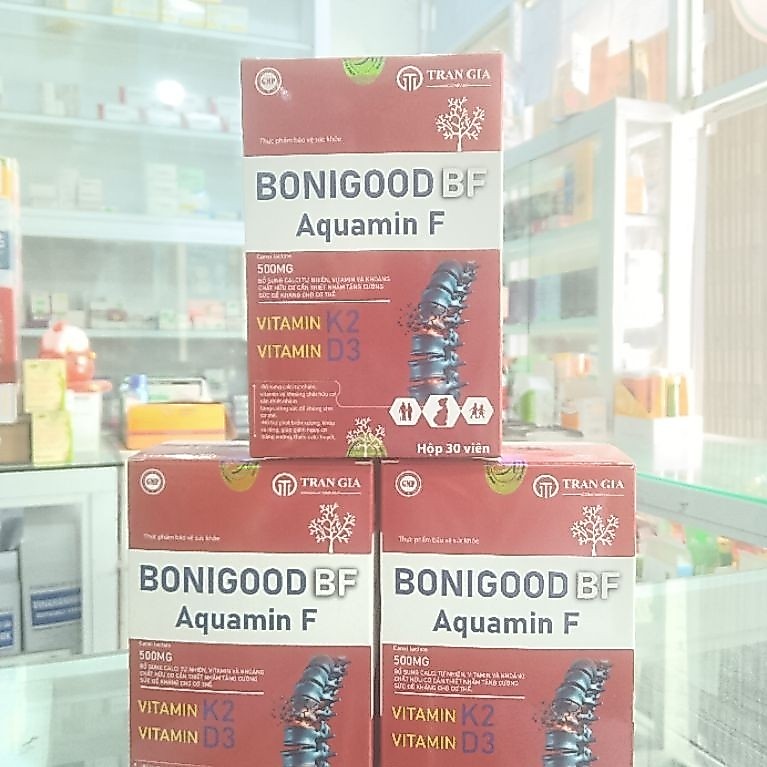 [5 TẶNG 1] VIÊN UỐNG BỔ SUNG CALCI BONIGOOD BF AQUAMIN F  LỌ 30 VIÊN