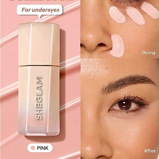 SHEGLAM Hideaway Full Coverage Highlighter Hydrating Brighter Color Corrector Liquid Concealer
