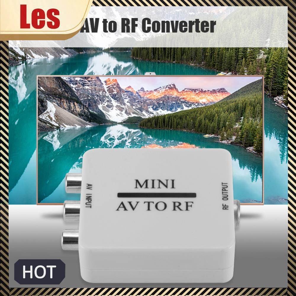 RF 67,25 / 61.25 MHz Bộ khuếch đại RF Bộ chuyển đổi TV AV sang RF Bộ chuyển đổi video HD di động Hộp