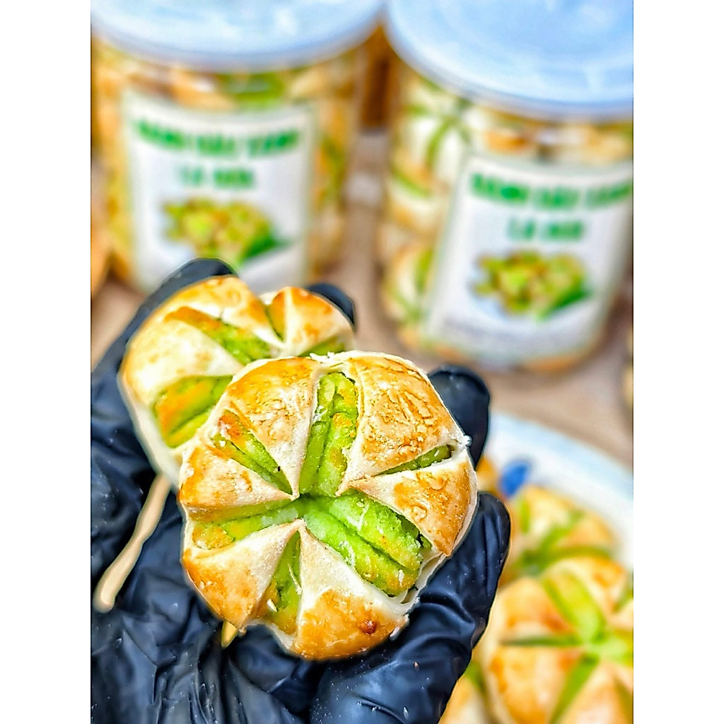 BÁNH NƯỚNG  ĐẬU XANH LÁ DỨA 60k -300gr