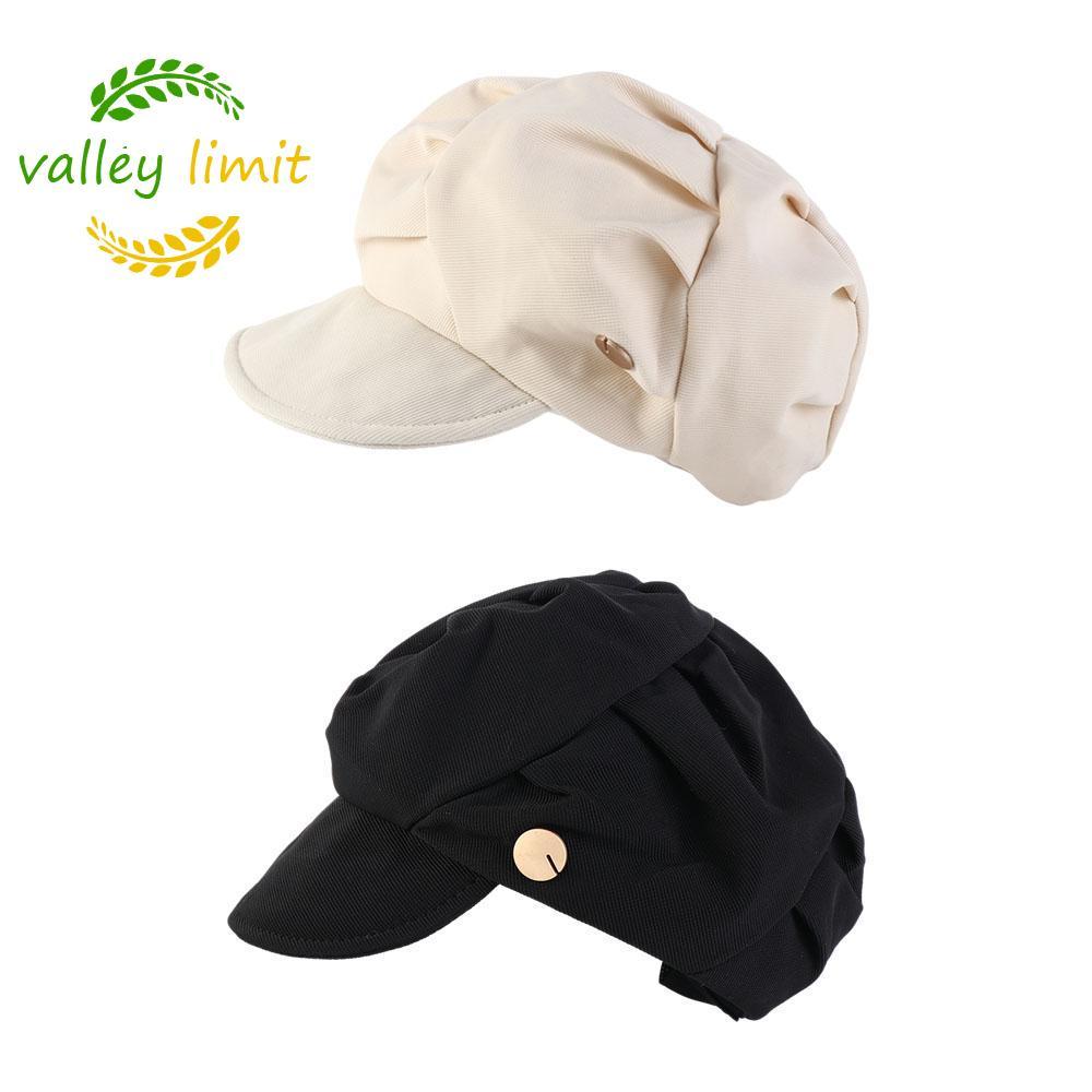 VALLEY LIMIT Cloud Painter Hat, Y2K Harajuku Xếp Ly Mũ Nồi, Mũ Họa Sĩ Thông Thường Mũ Đạt Đỉnh Mũ Hì