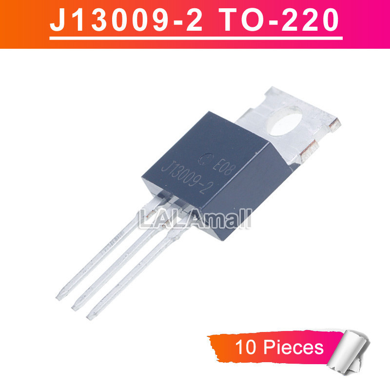 10 chiếc MJE13009 J13009-2 TO-220 MJE13009L J13009 13009 TO220 12A / 400V NPN Power Transistor mới n