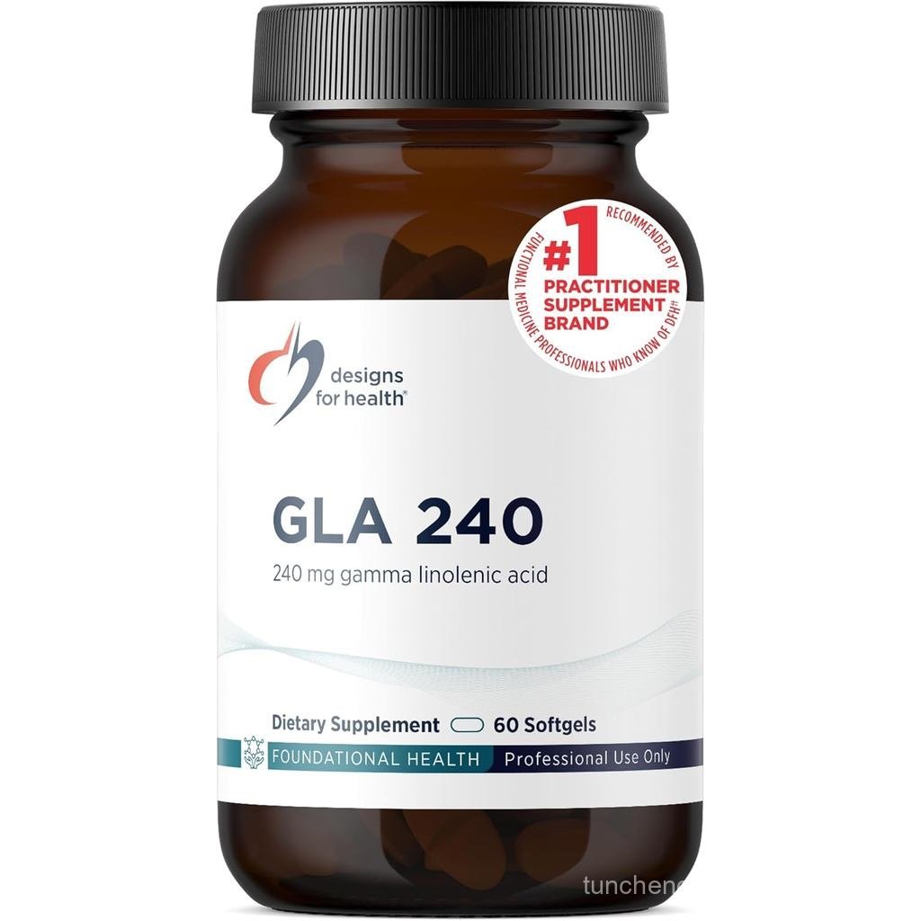 Designs for Health GLA Softgels - 240mg Axit Lolenic Gamma từ Dầu Borage (60 Softgel)
