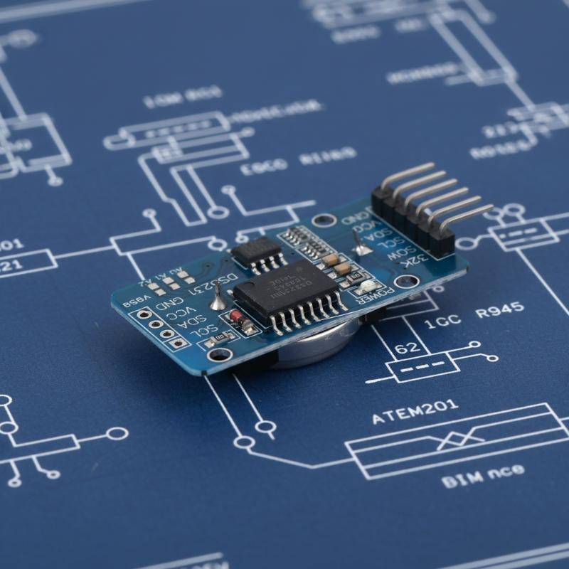 QIUWU 1 Chiếc Hẹn Giờ Mô Đun Bộ Nhớ DS3231 AT24C32 IIC RTC Module Có Pin Clo Thay Thế DS1307 I2C RTC