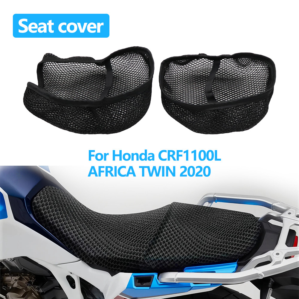 Dành Cho Xe Honda CRF1100L AFRICA TWIN 2020 ADV SPORT 2020 Vỏ Ghế Xe Máy 3D Lưới Vải Ghế Chống Trơn 