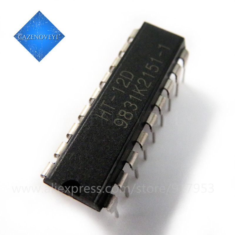 10 Cái = 5 Cặp Chính Hãng 5 Chiếc HT12D Và 5 Chiếc HT12E DIP20. Chip DIP HT-12D + HT-12E