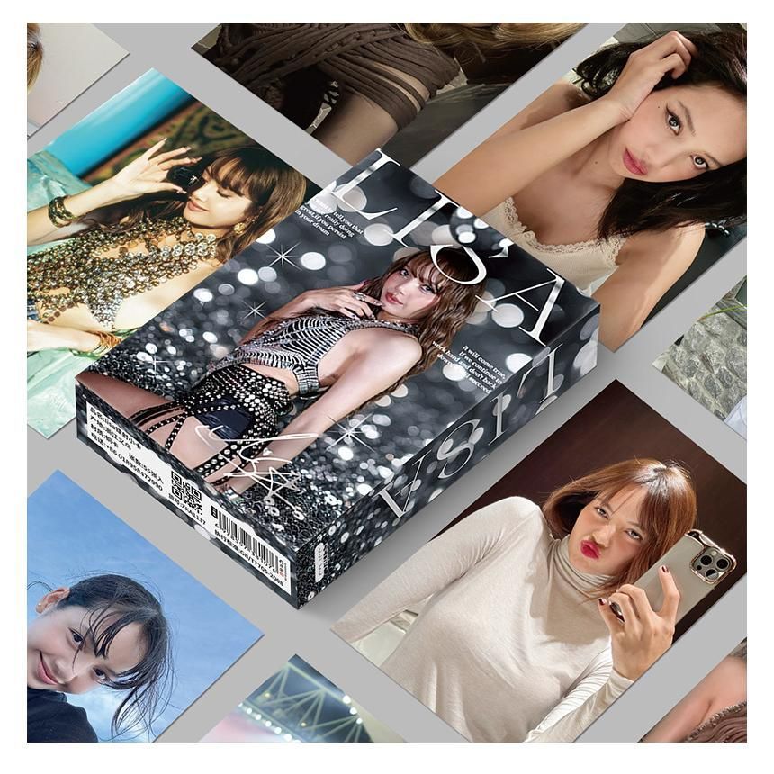 Set 55 lomo card BLACKPINK LISA dễ thương 2026