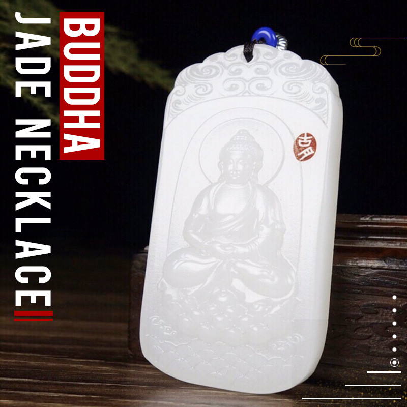 Mặt Dây Chuyền Vòng Cổ Phật Ngọc Bích Myanmar Tự Nhiên - Bùa Hộ Mệnh Thời Trang Cho Nam và Nữ