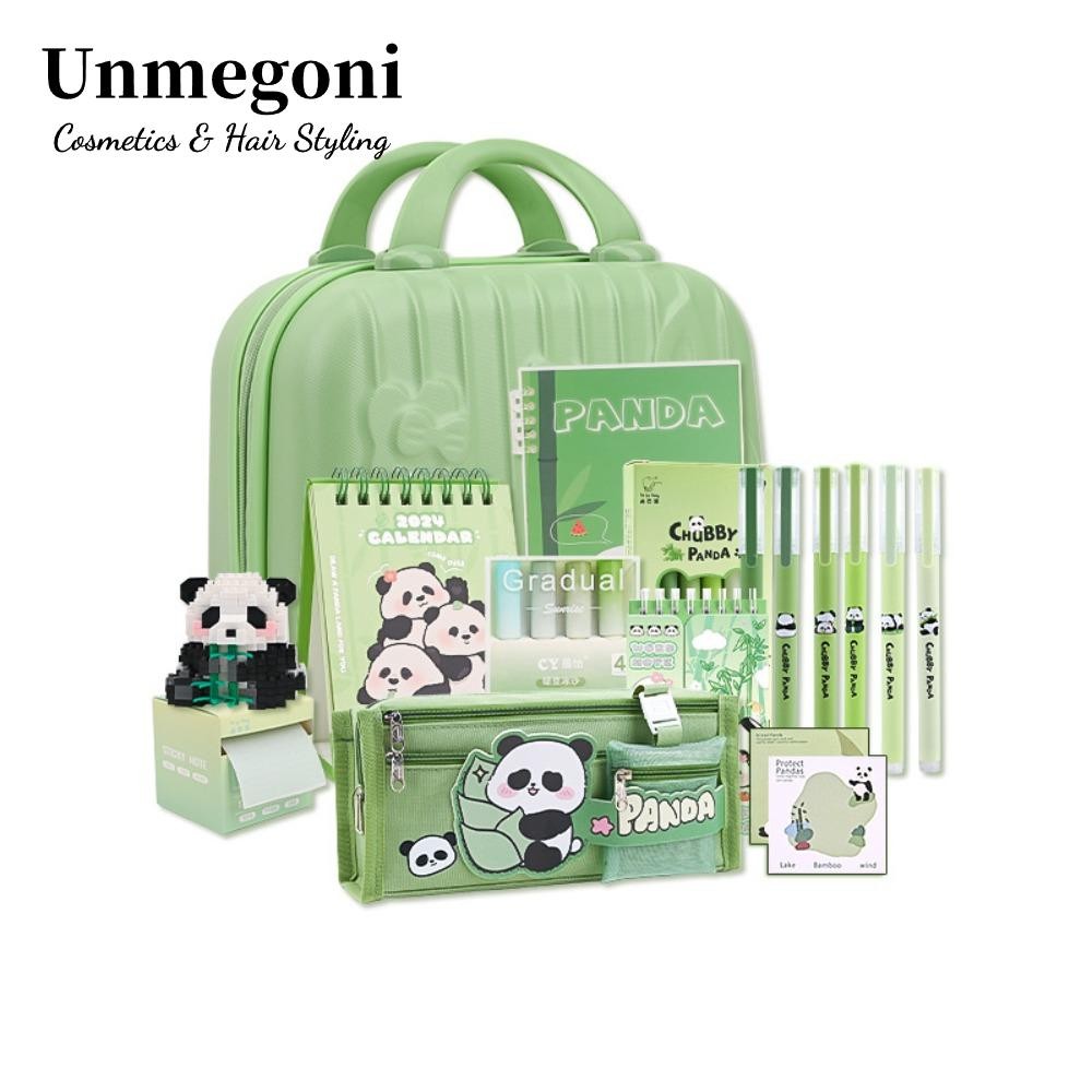Bộ văn phòng phẩm UNMEGONI Panda, Văn phòng phẩm học tập phong phú dễ thương, Bút chì hợp thời trang